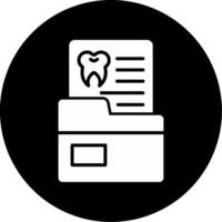 Dental Record Vector Icon