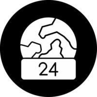 24 Hours Vector Icon