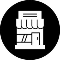 icono de vector de tienda