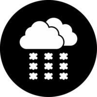 Snowfall Vector Icon