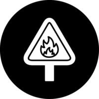 Flammable Vector Icon