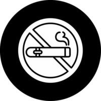 ningún icono de vector de cigarro