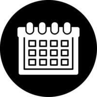 icono de vector de calendario