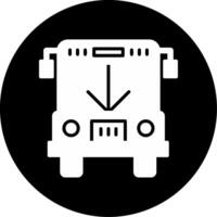 icono de vector de bus