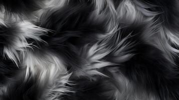 AI generated Abstract fur pattern with a touch of mystique photo