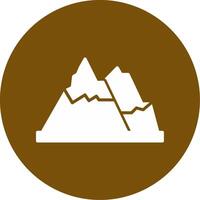 icono de vector de montaña