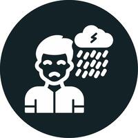 Depression Vector Icon