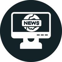 News Report Vector Icon