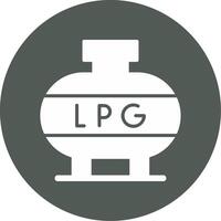 Liquefied Petroleum Gas Vector Icon