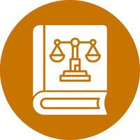 Justice Book Vector Icon