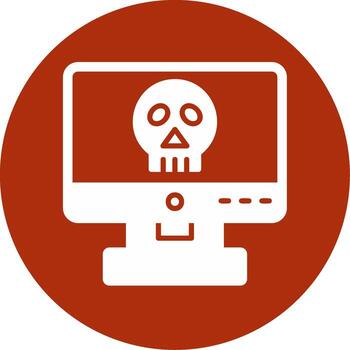Computer Hacking Vector Icon