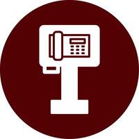 Public Phone Vector Icon