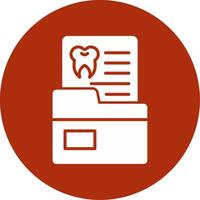 Dental Record Vector Icon