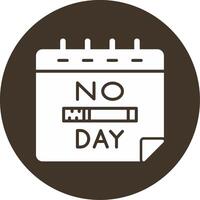 No Tobacco Day Vector Icon