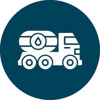 Oil Truck Vector Icon