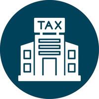 Tax Office Building Vector Icon