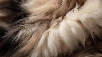 AI generated Abstract fur with a blend of textures and tones photo