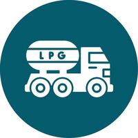 Gas Truck Vector Icon