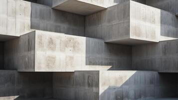 AI generated A closeup of brutalist concrete showcasing its texture photo