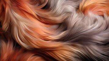 AI generated Mesmerizing abstract fur with a touch of elegance photo