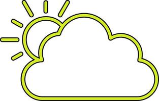 Cloudy Vector Icon