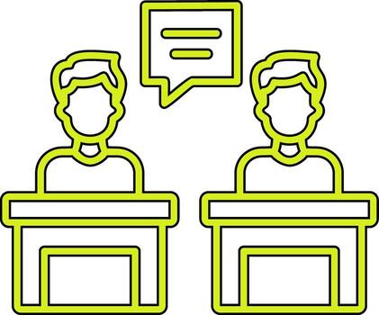 Debate Vector Icon