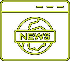 News Report Vector Icon