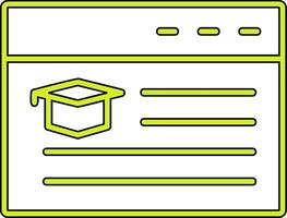 Online Education Vector Icon