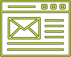 icono de vector de correo electrónico