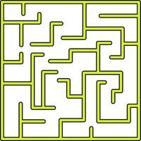 Maze Vector Icon