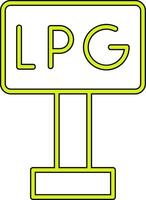 Liquefied Petroleum Gas Vector Icon