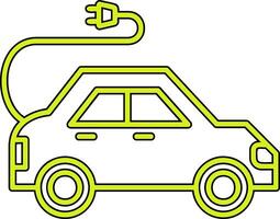 Electric Car Vector Icon