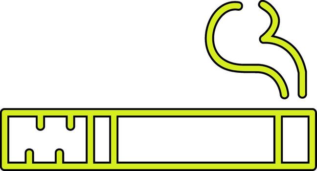 icono de vector de cigarrillo