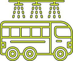 Bus Wash Vector Icon