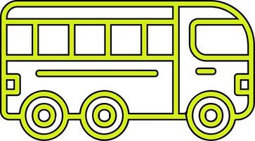 icono de vector de bus