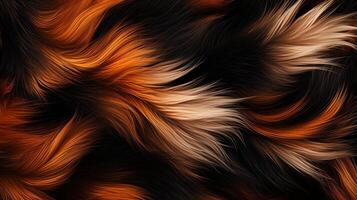 AI generated Detailed and intricate abstract fur design photo