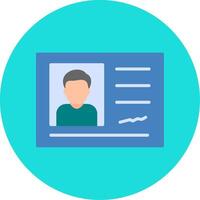 Identification Card Vector Icon