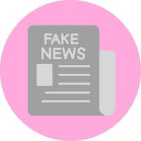 Fake News Vector Icon