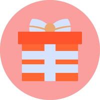 icono de vector de caja de regalo