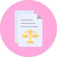 icono de vector de documento legal