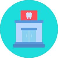 icono de vector de clínica dental