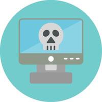 icono de vector de piratería informática