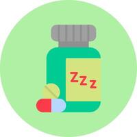 Sleeping Pills Vector Icon