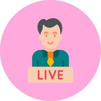 Live News Vector Icon