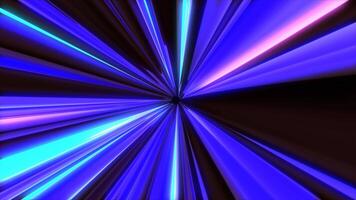 Blue energy tunnel frame with futuristic electric field particles and lines of high-tech energy. Abstract background. Video in high quality 4k, motion design