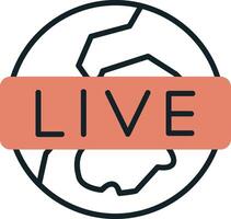 Live Broadcast Vector Icon