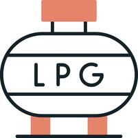 Liquefied Petroleum Gas Vector Icon