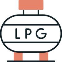 Liquefied Petroleum Gas Vector Icon