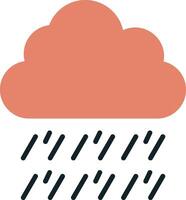 icono de vector de lluvia