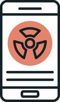 Rdiation Vector Icon